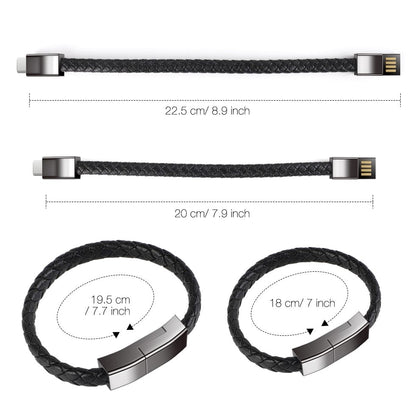 USB-Kabel Hurtigladende Lærarmbånd