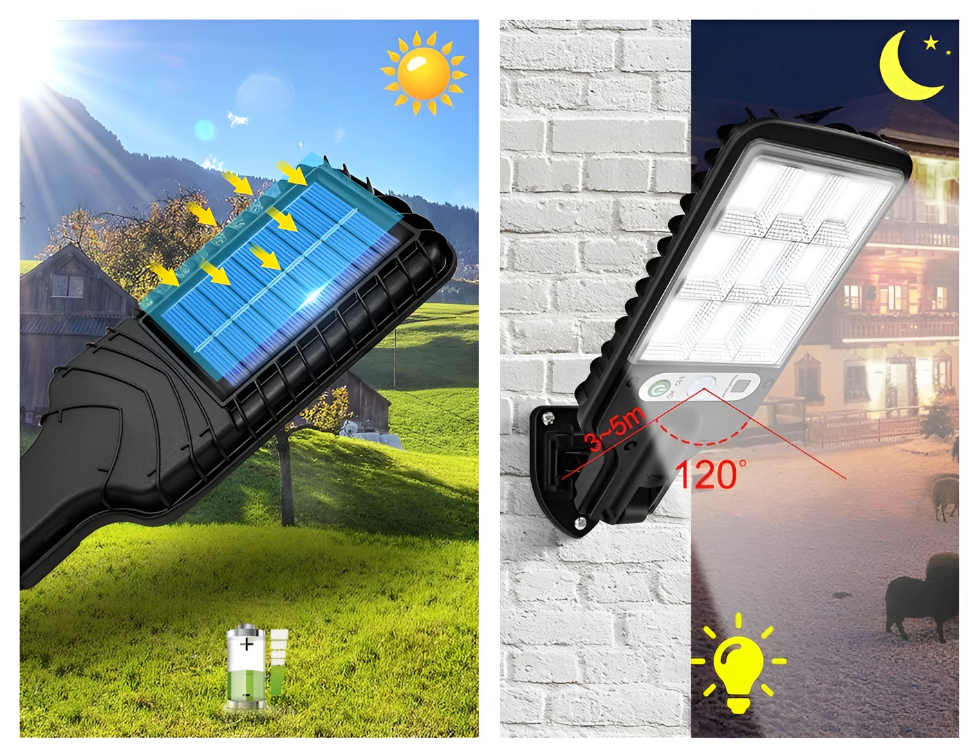 SolarBrite™ | Det ultimate solcelledrevne LED-lyset (1+1 Gratis)
