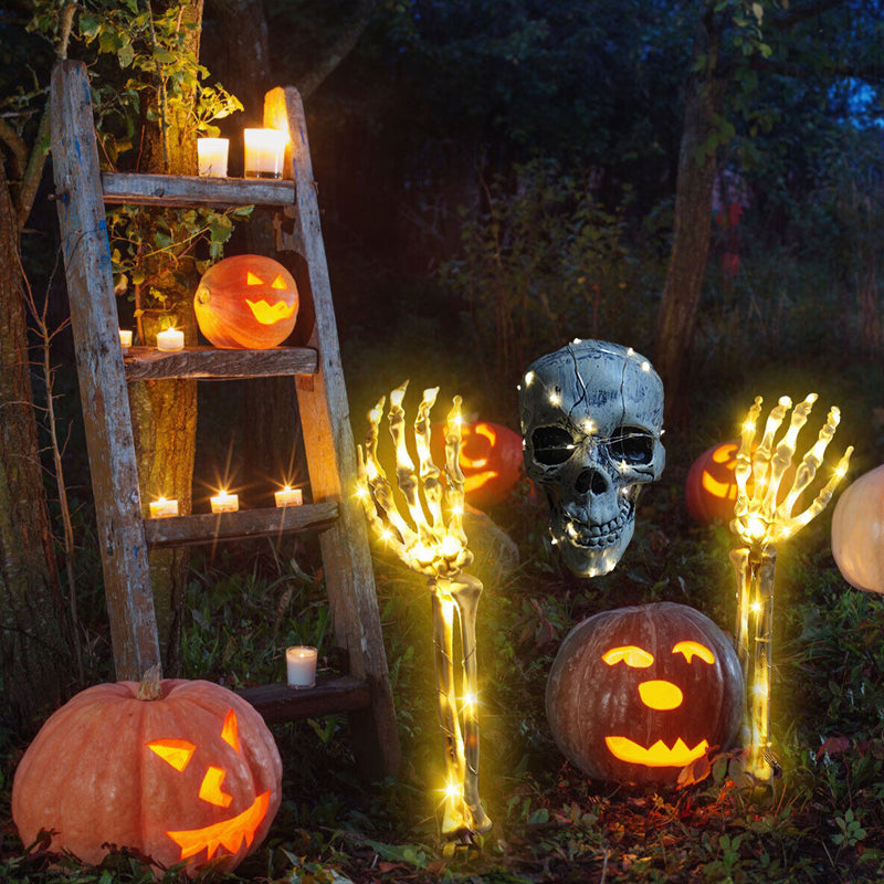 Halloween spøkelseshånd dekorativt lys