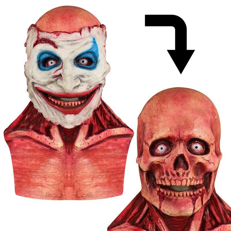 Halloween Skull Dobbeltsidig maske