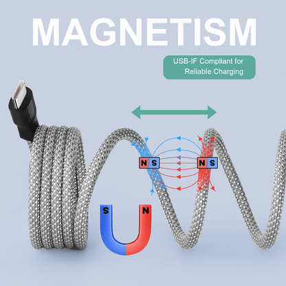 CMagnetix™ | Tanglefri magnetisk ladekabel (1+1 Gratis)