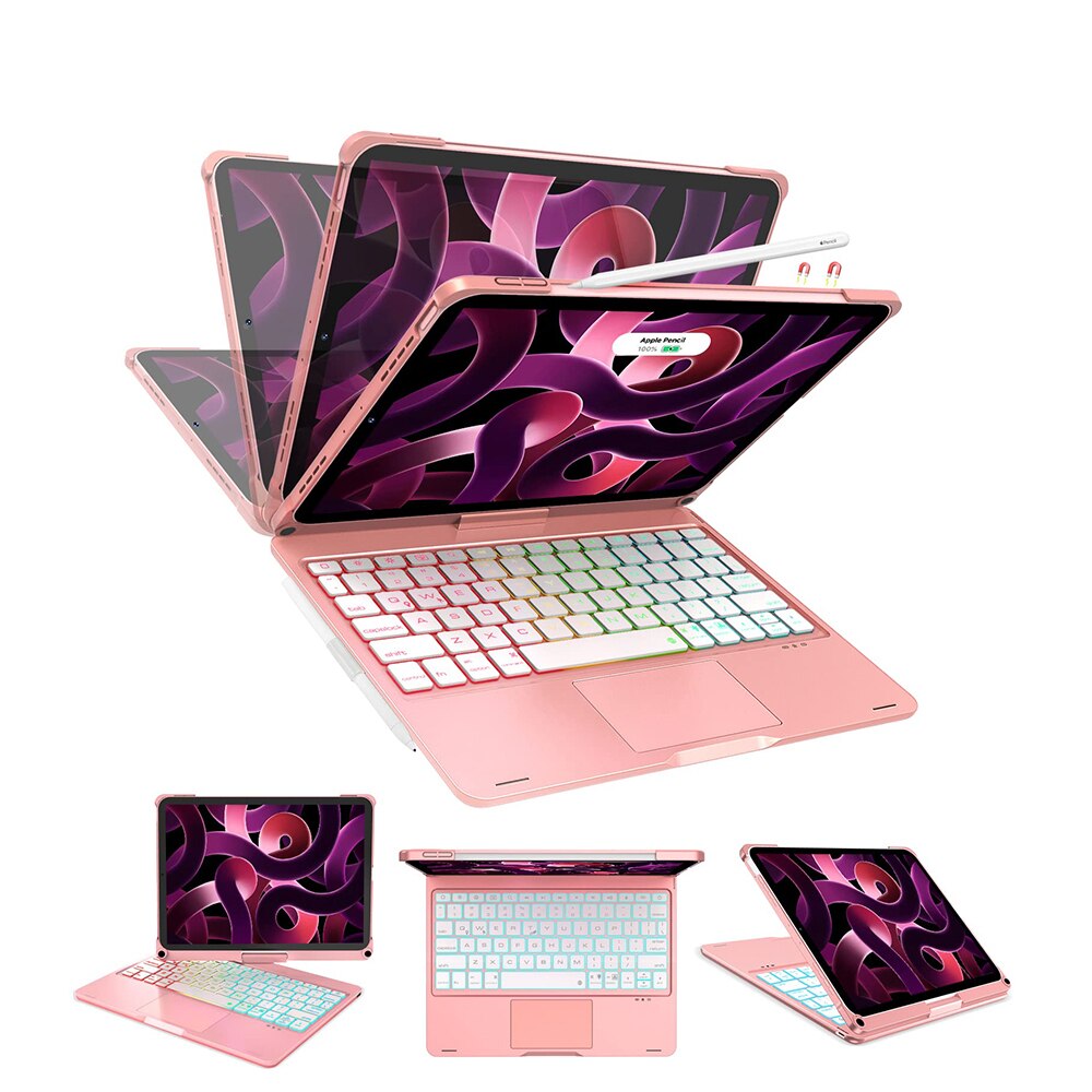 PadKeyPro™ | 2-i-1 iPad-etui med tastatur